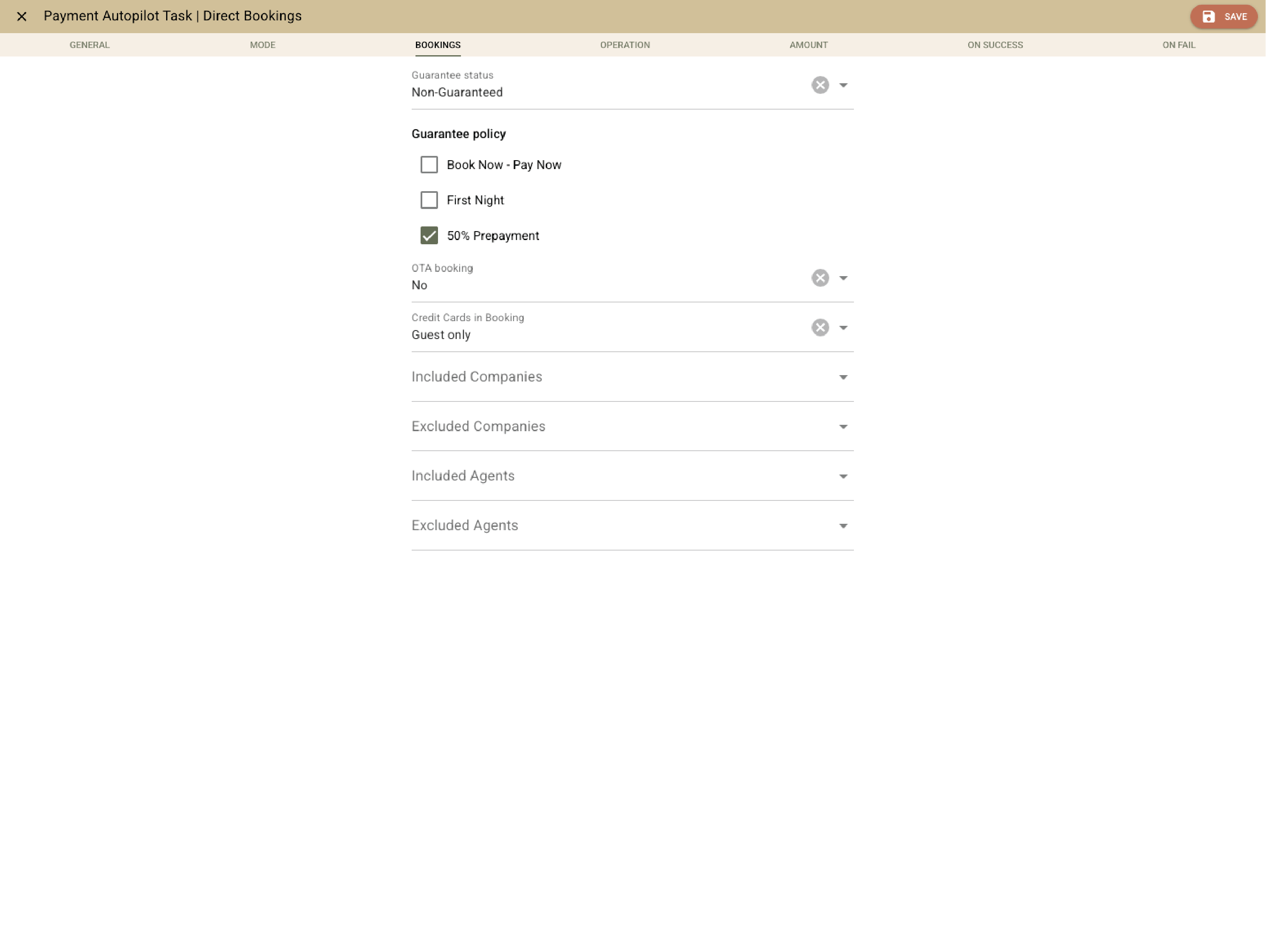 Automate payments from booking to checkout 2 of 6