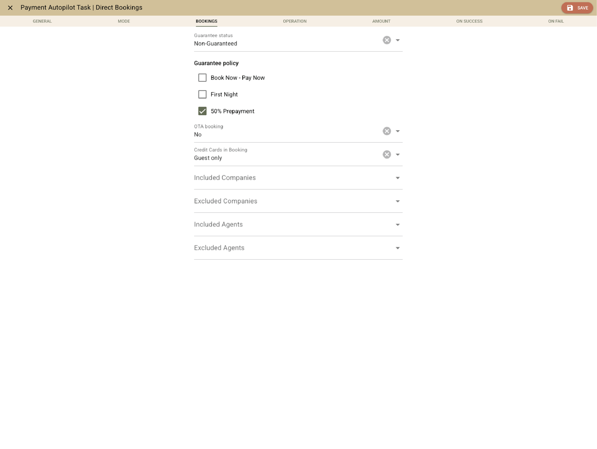 Automate payments from booking to checkout 2 of 6