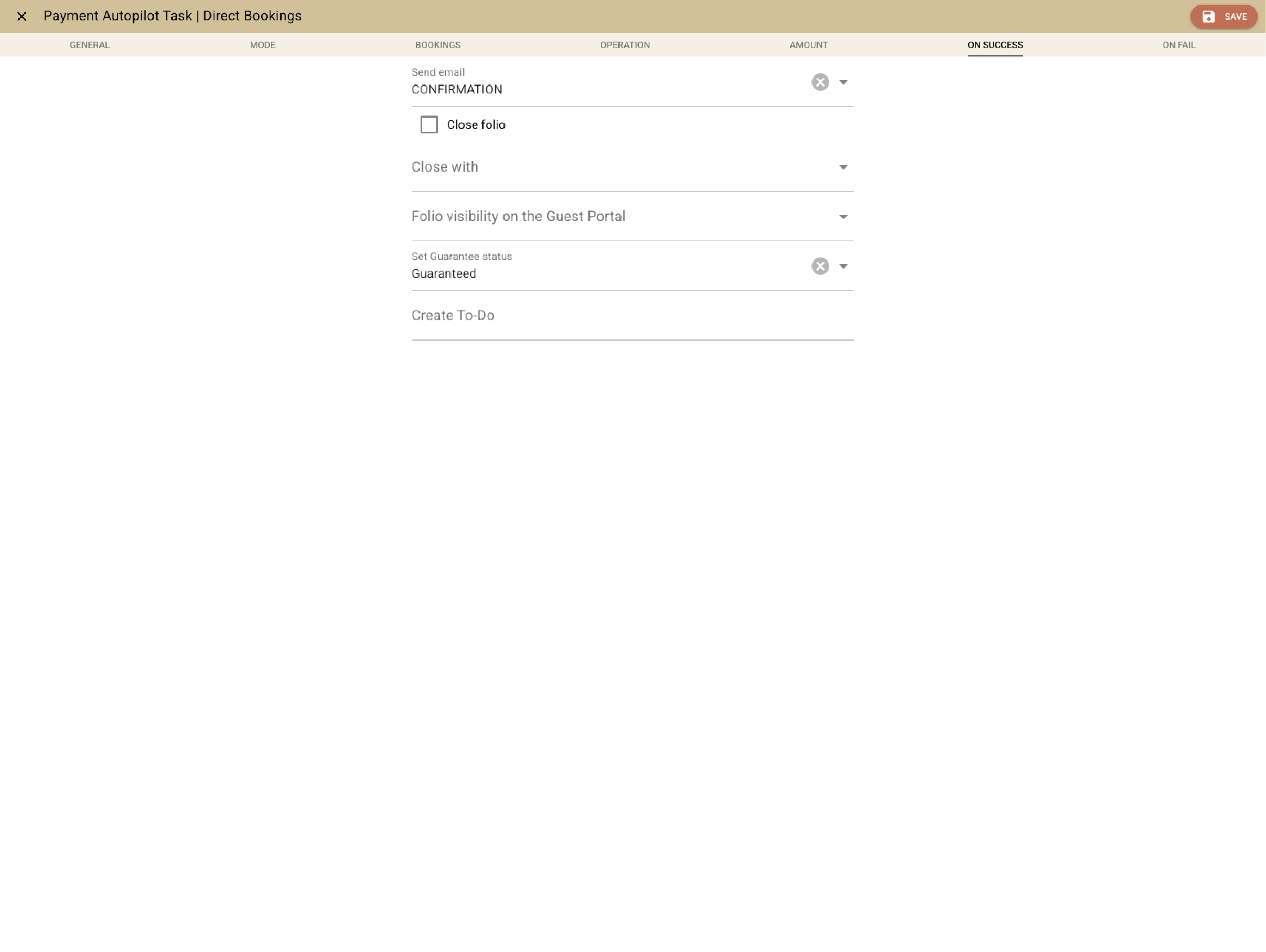 Automate payments from booking to checkout 5 of 6