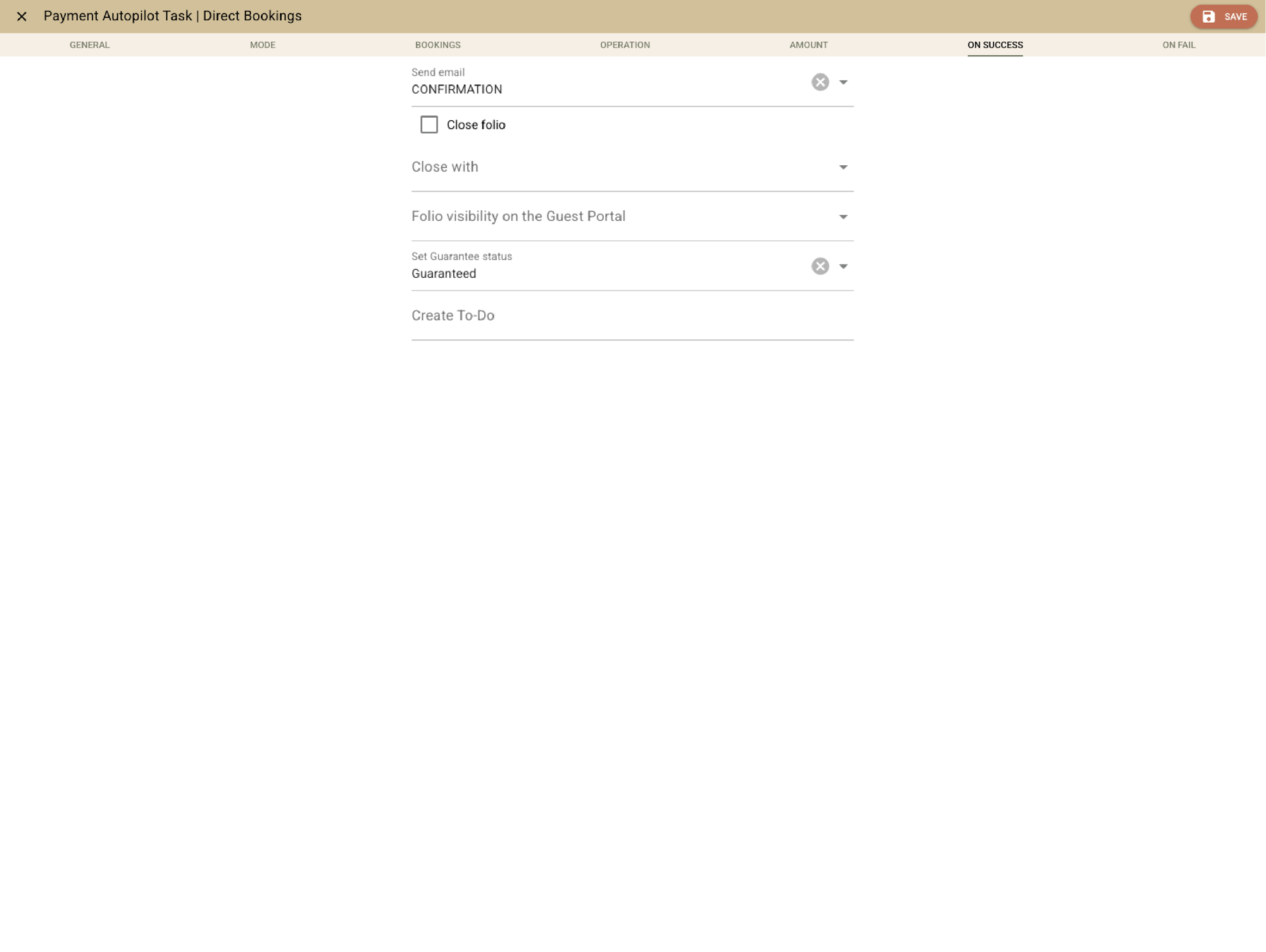 Automate payments from booking to checkout 5 of 6