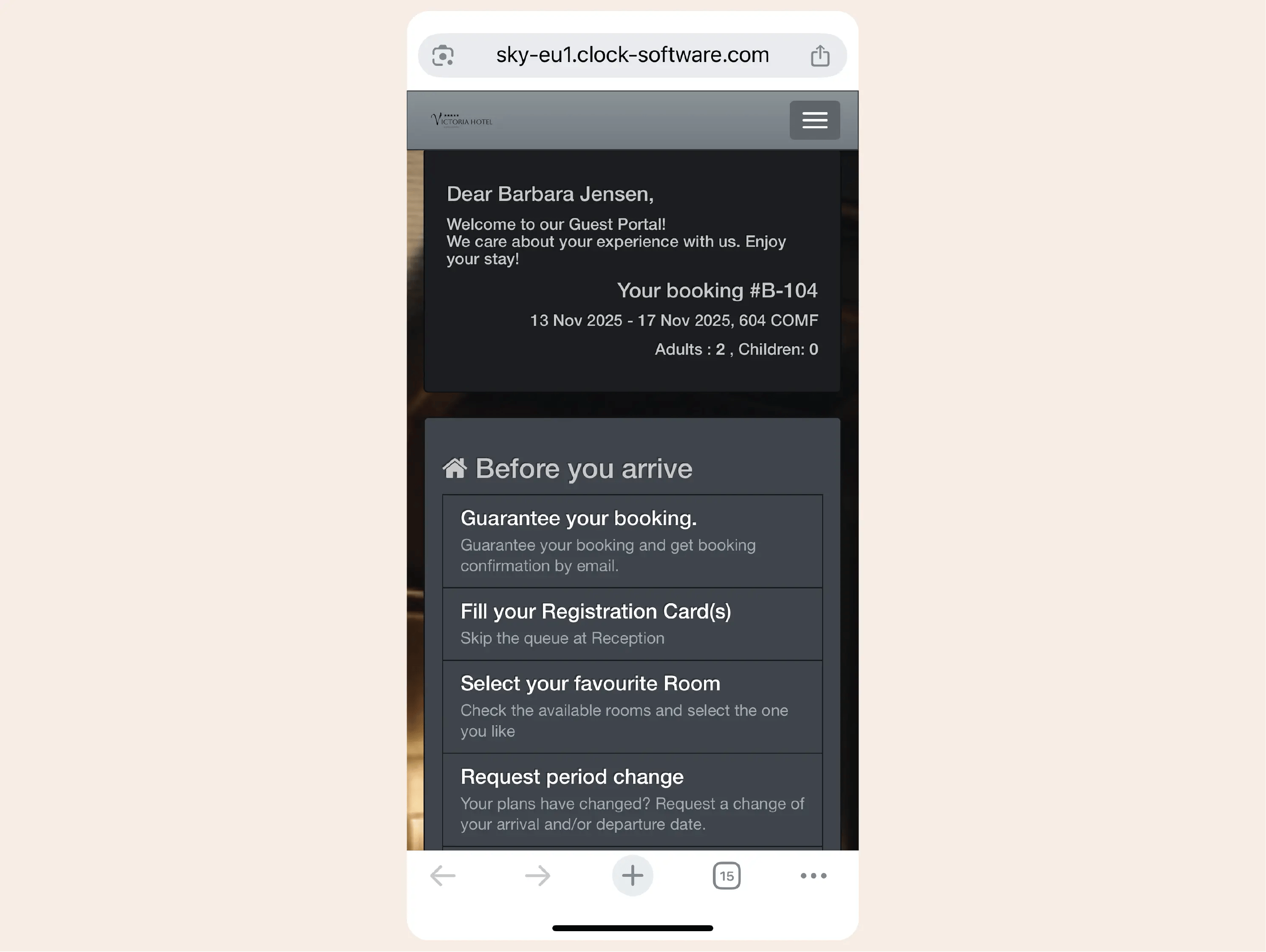 Give guests one branded digital hub 1 of 4