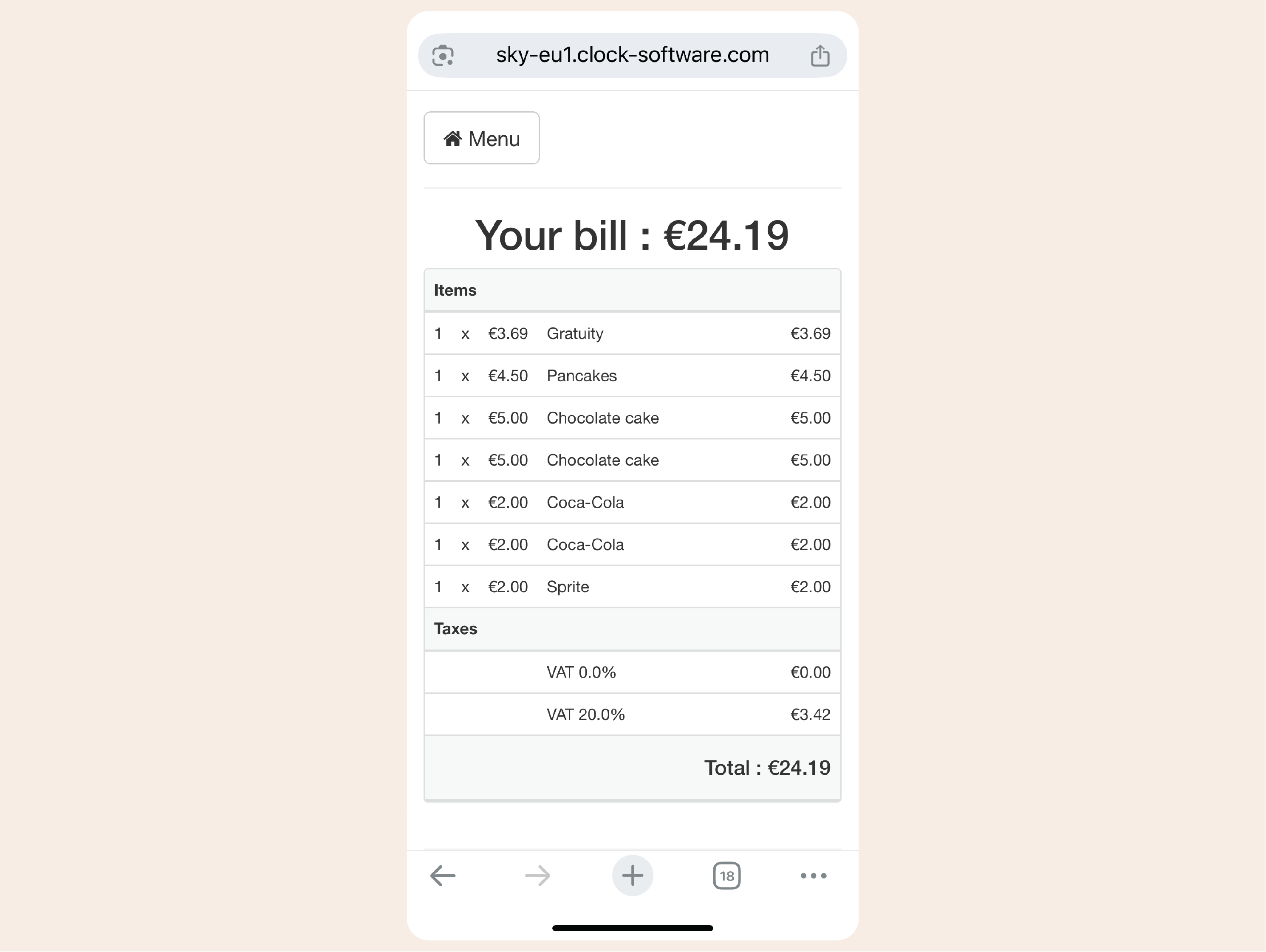 Link room service and outlets — digitally 3 of 4