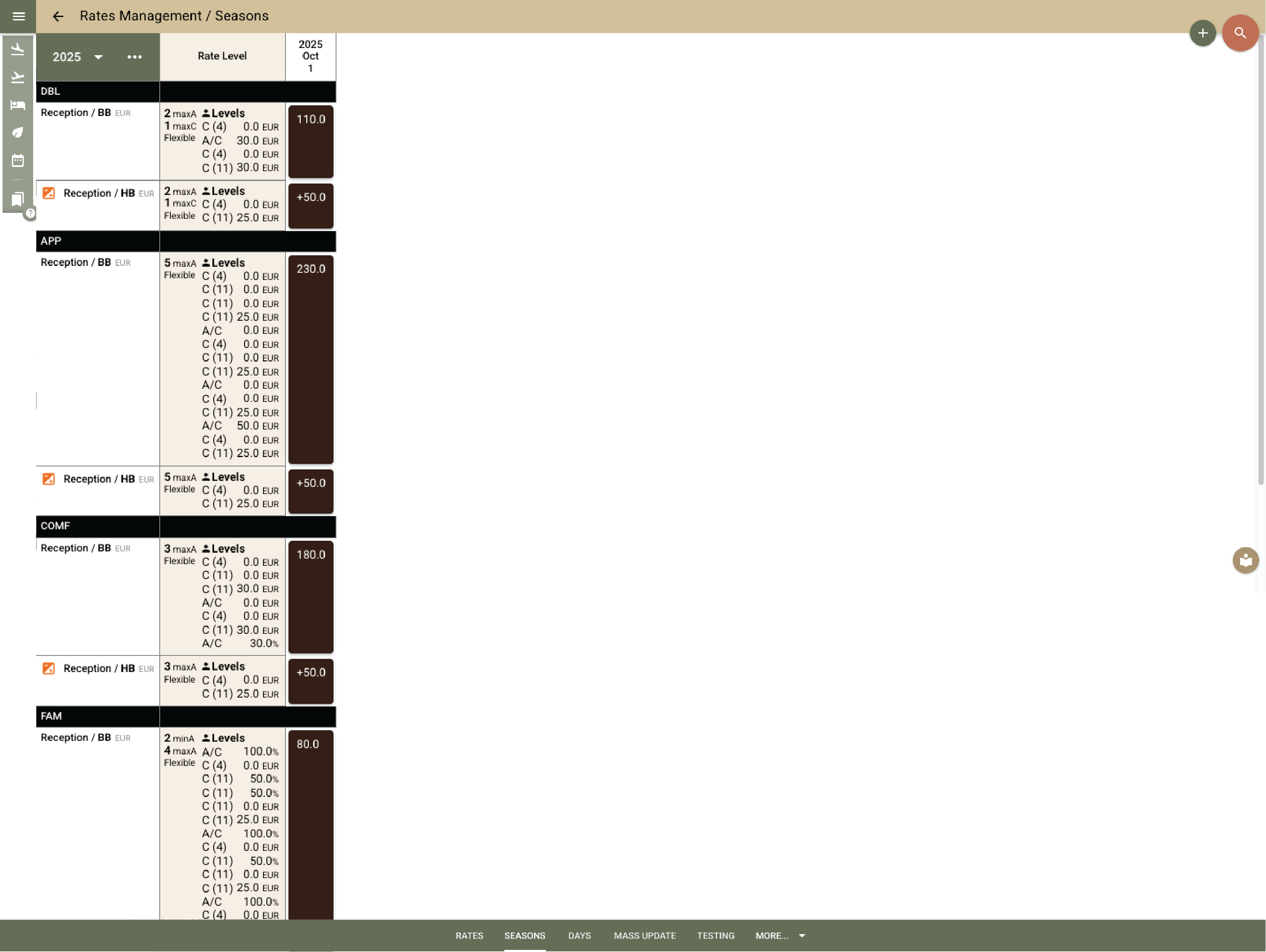 Manage all your rates from one place 2 of 5