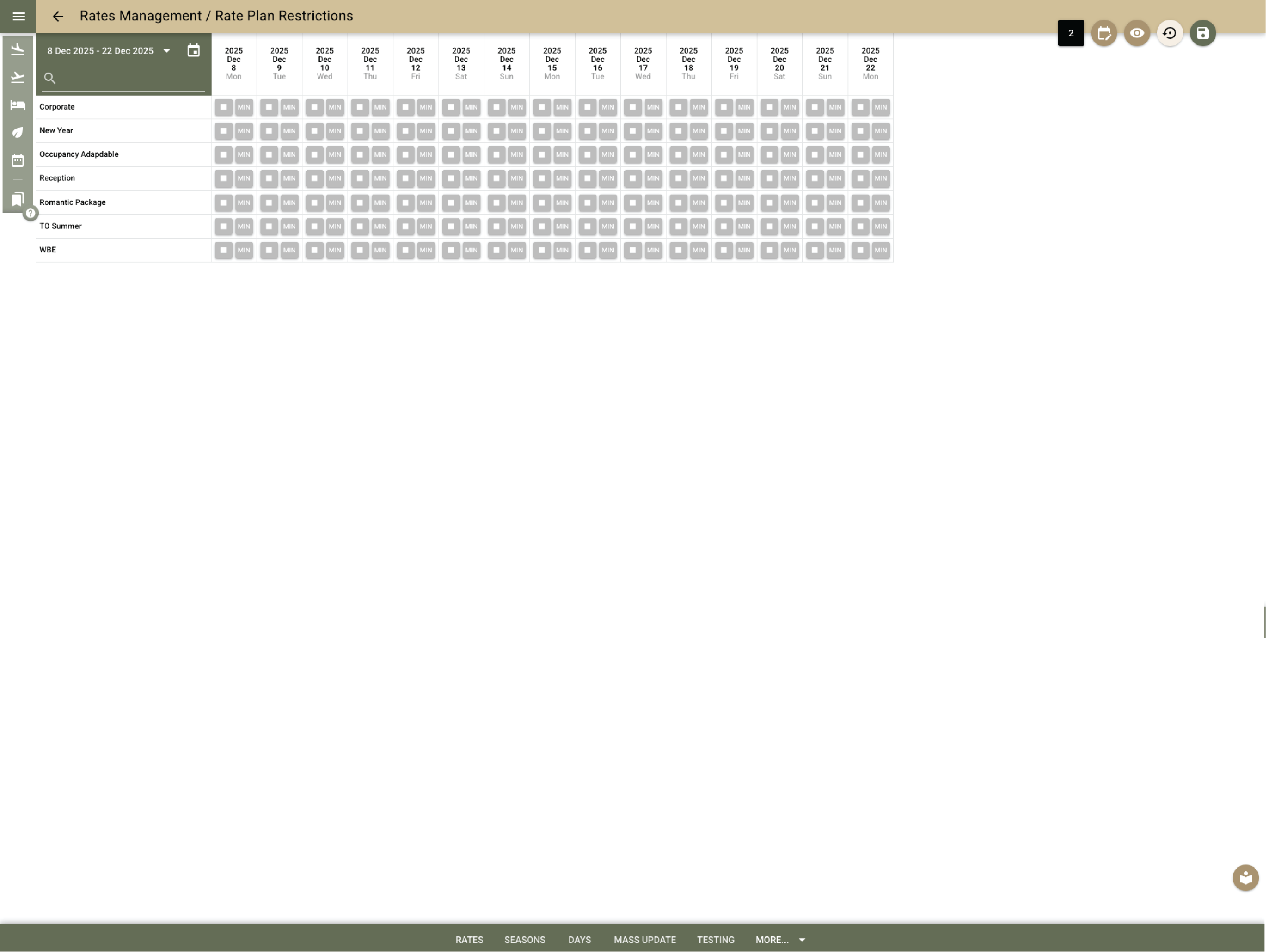 Manage all your rates from one place 5 of 5