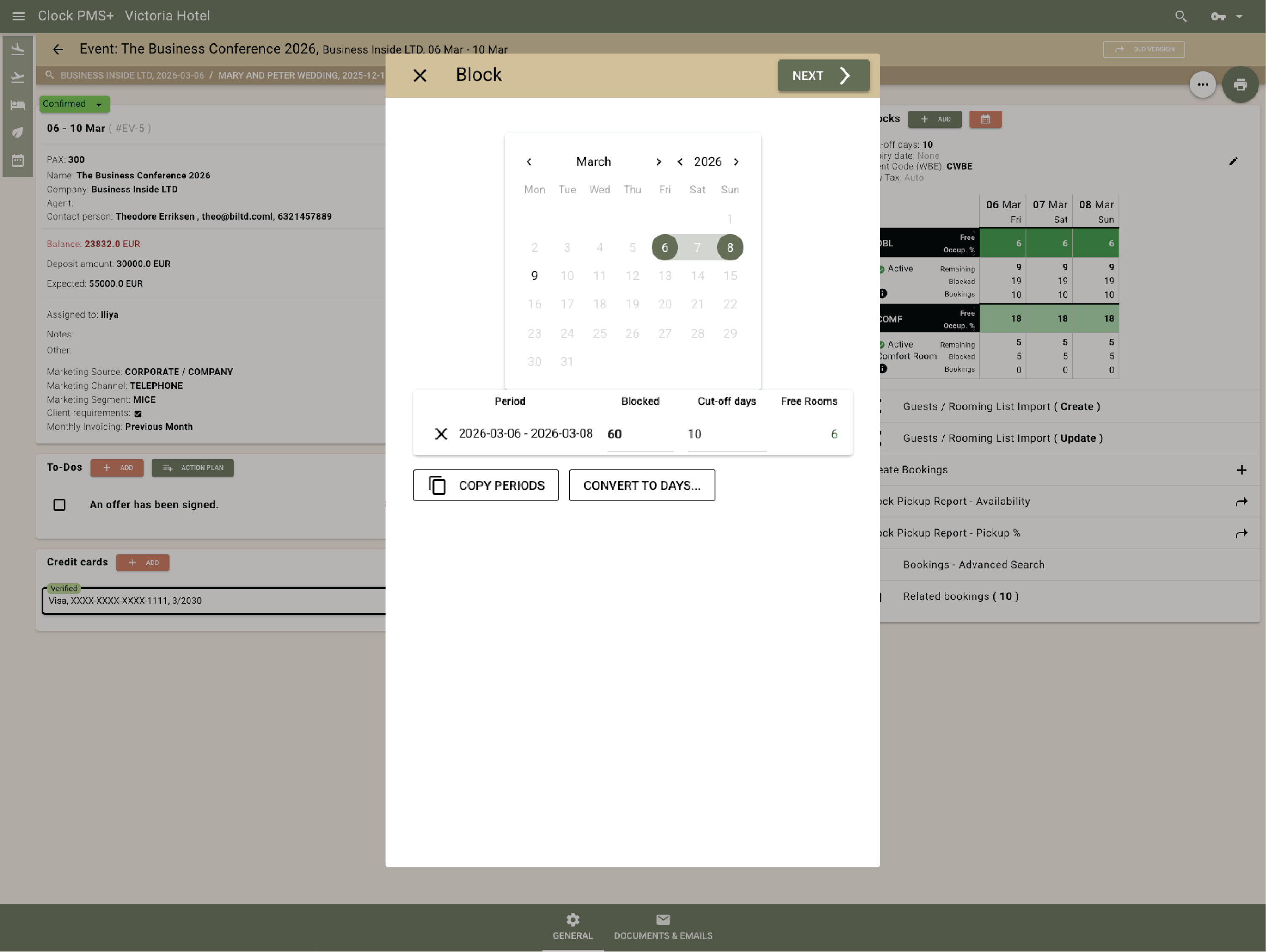 Assurer la gestion des groupes et des événements en parallèle des opérations quotidiennes de l’hôtel. (1)