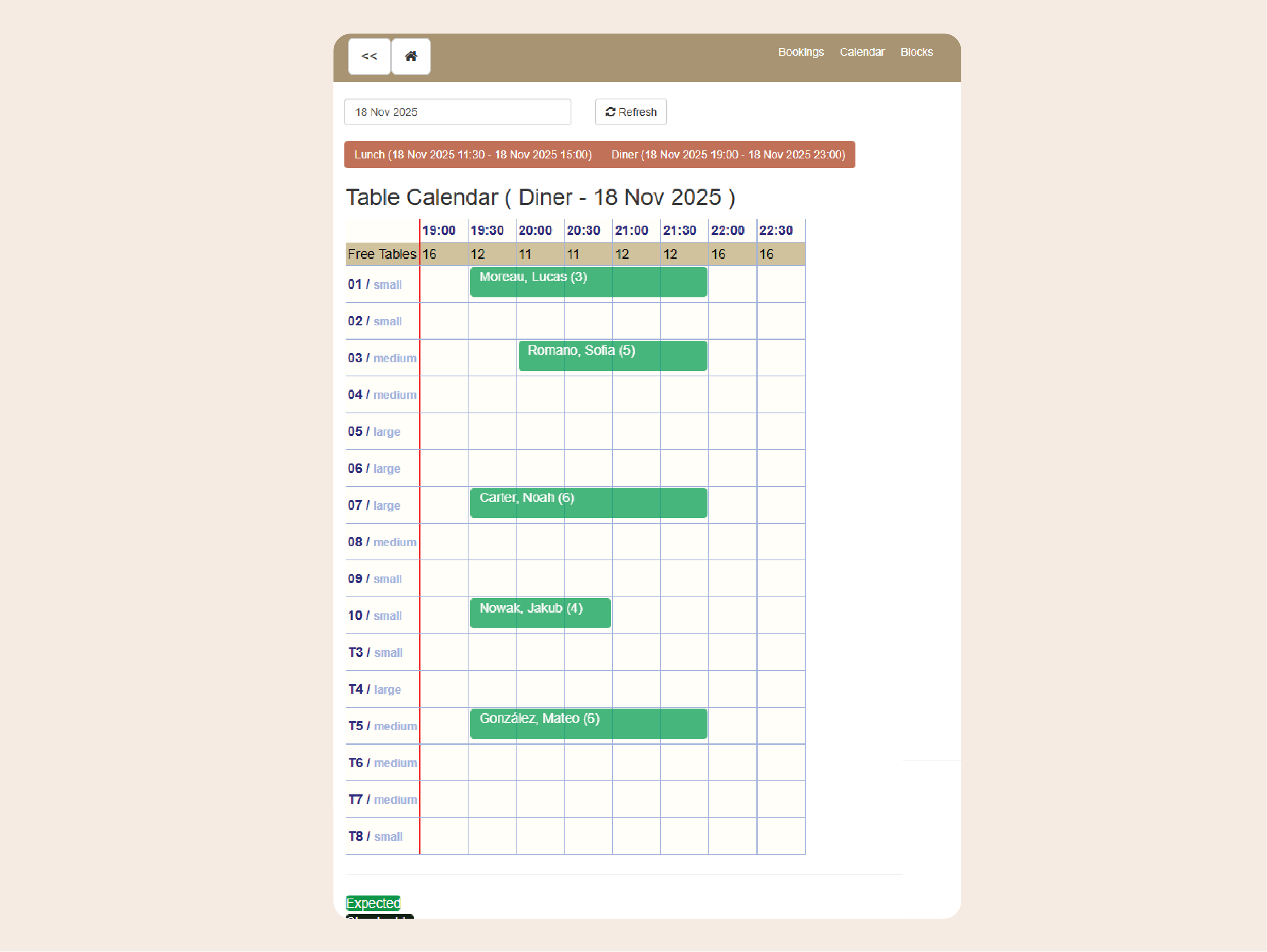 Manage tables and bookings with ease 3 of 3