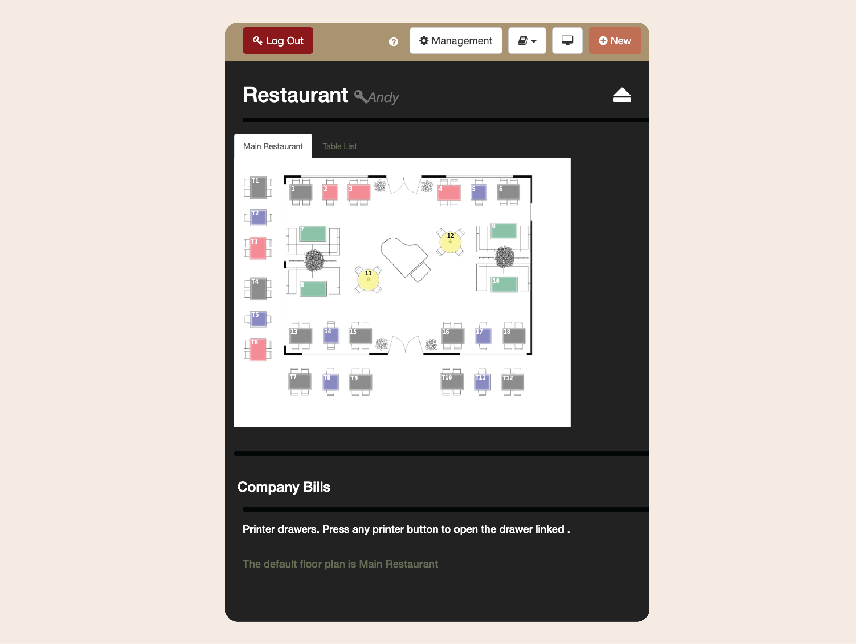 Manage tables and bookings with ease 2 of 3