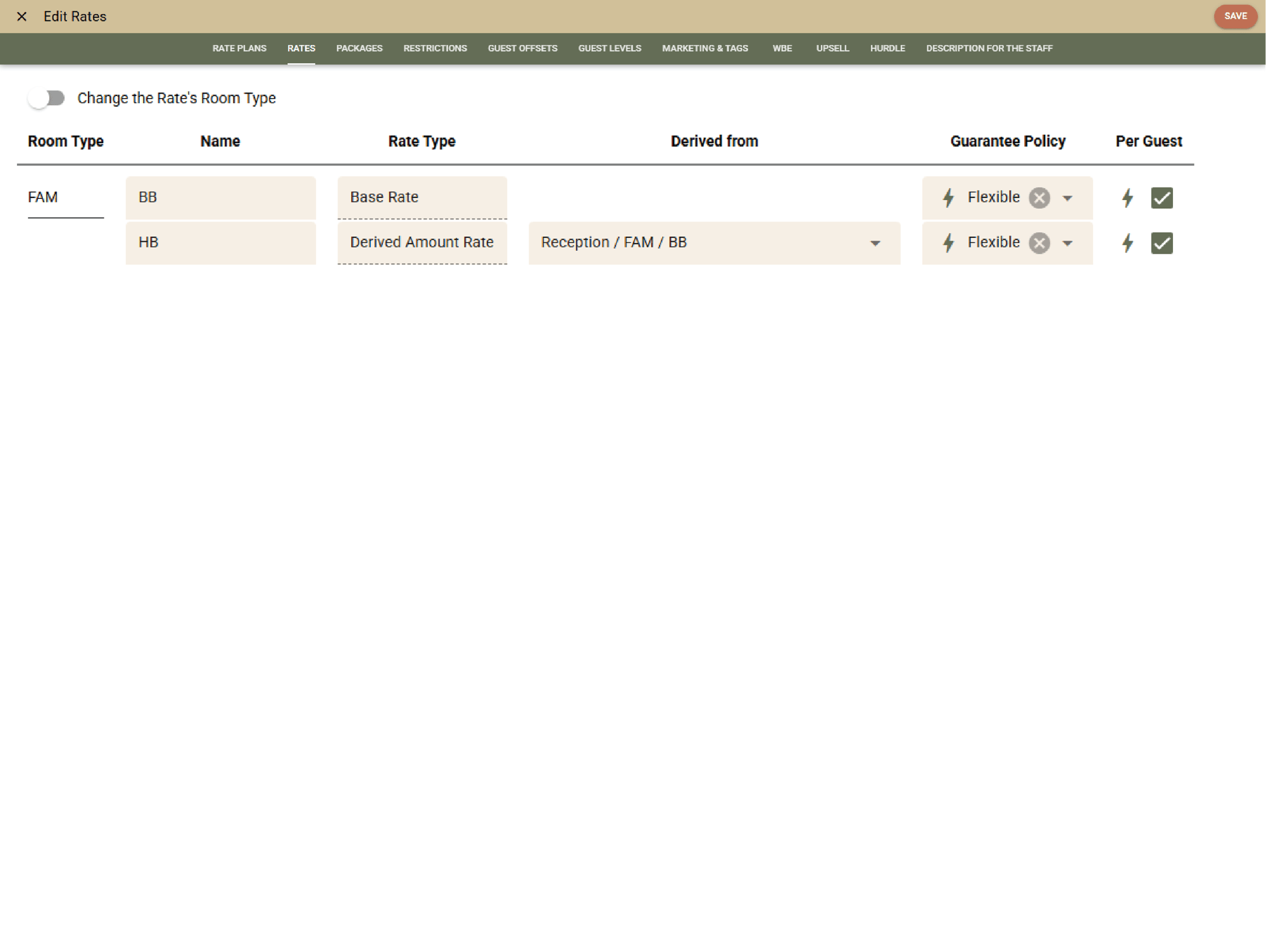 Price per room or per guest 1 of 4