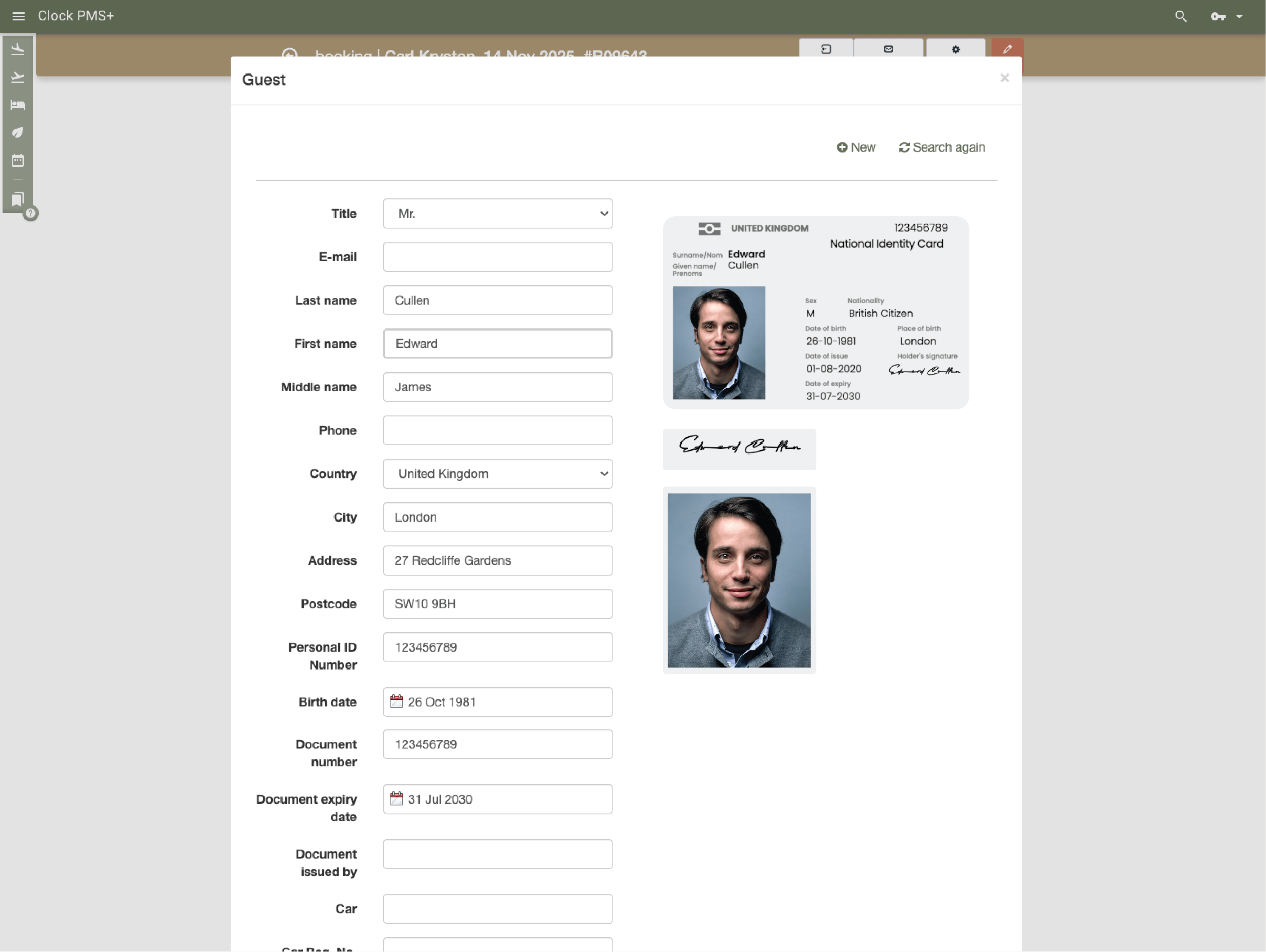 Scan IDs to prefill and protect 2 of 2
