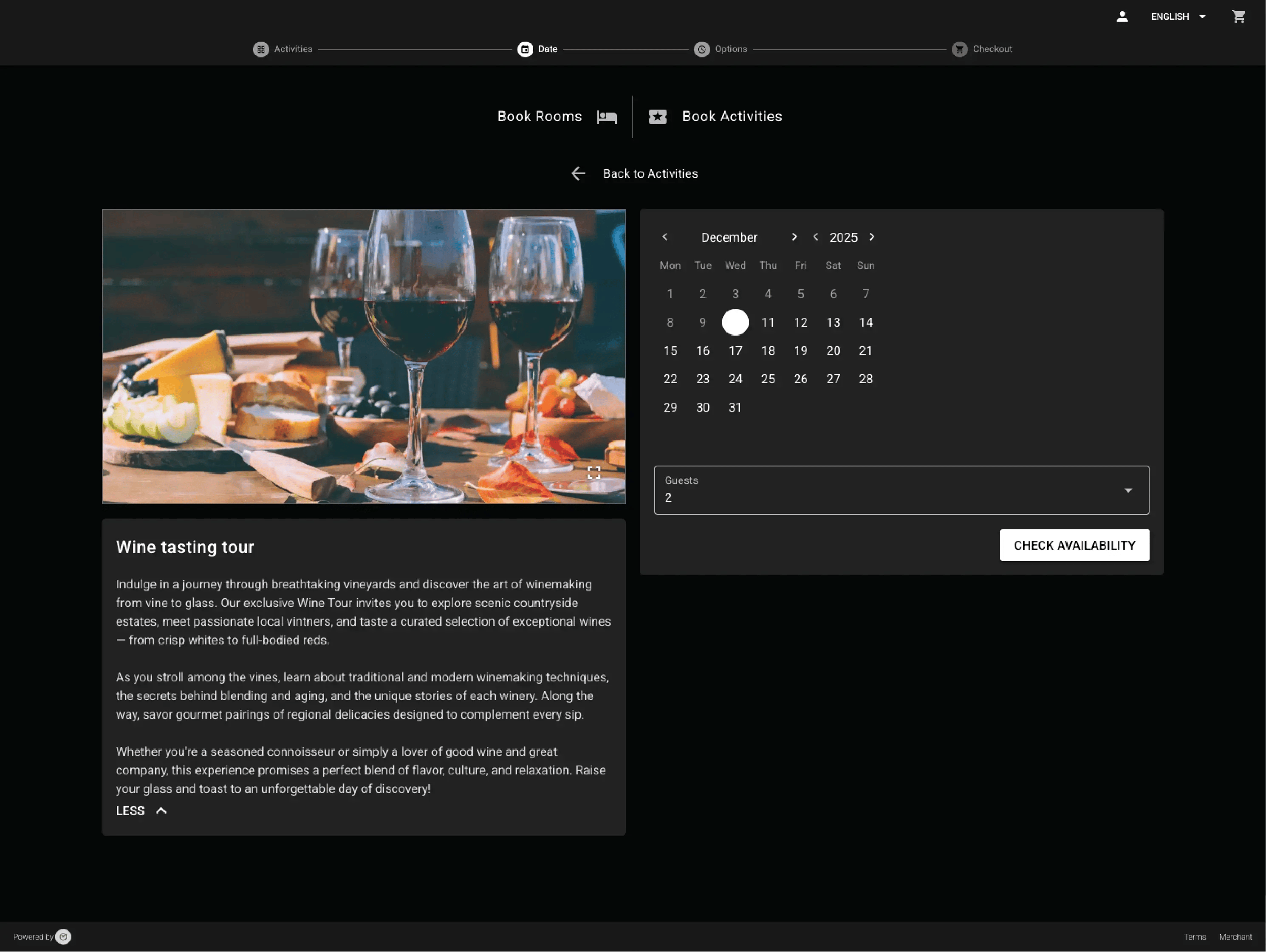 Sell experiences with real-time availability 1 of 3