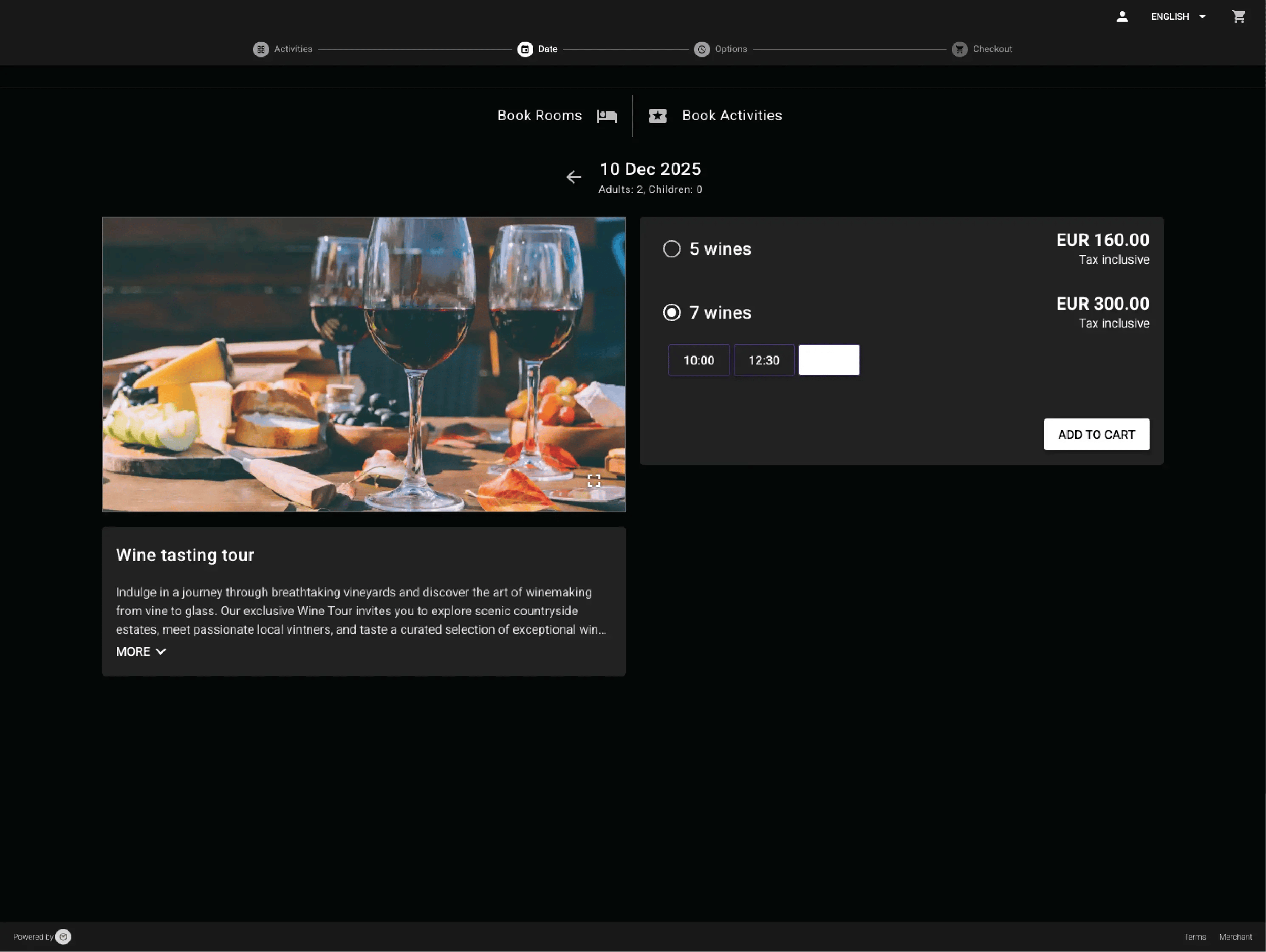 Sell experiences with real-time availability 2 of 3