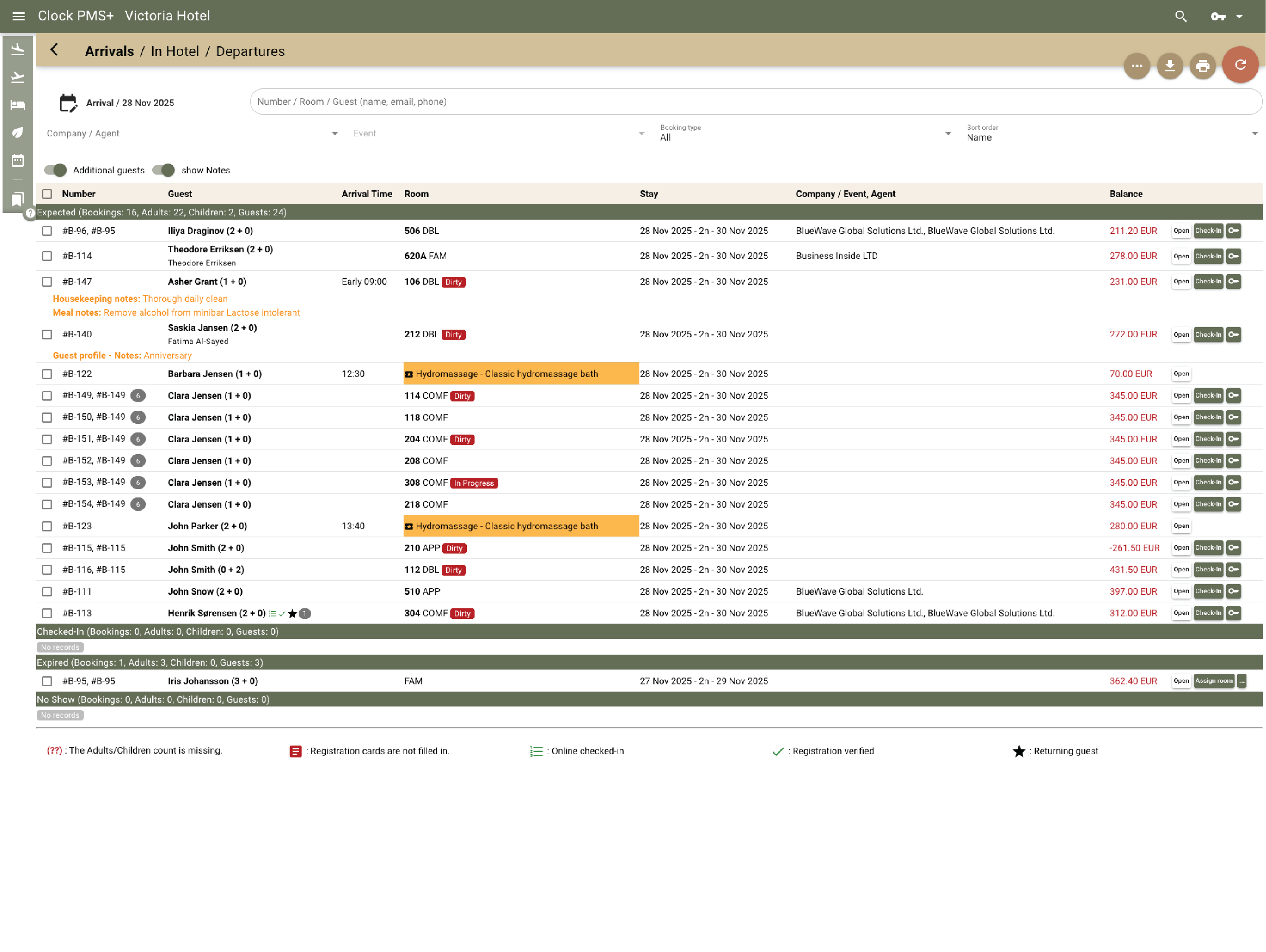 Stay aligned on arrivals and departures 1 of 2