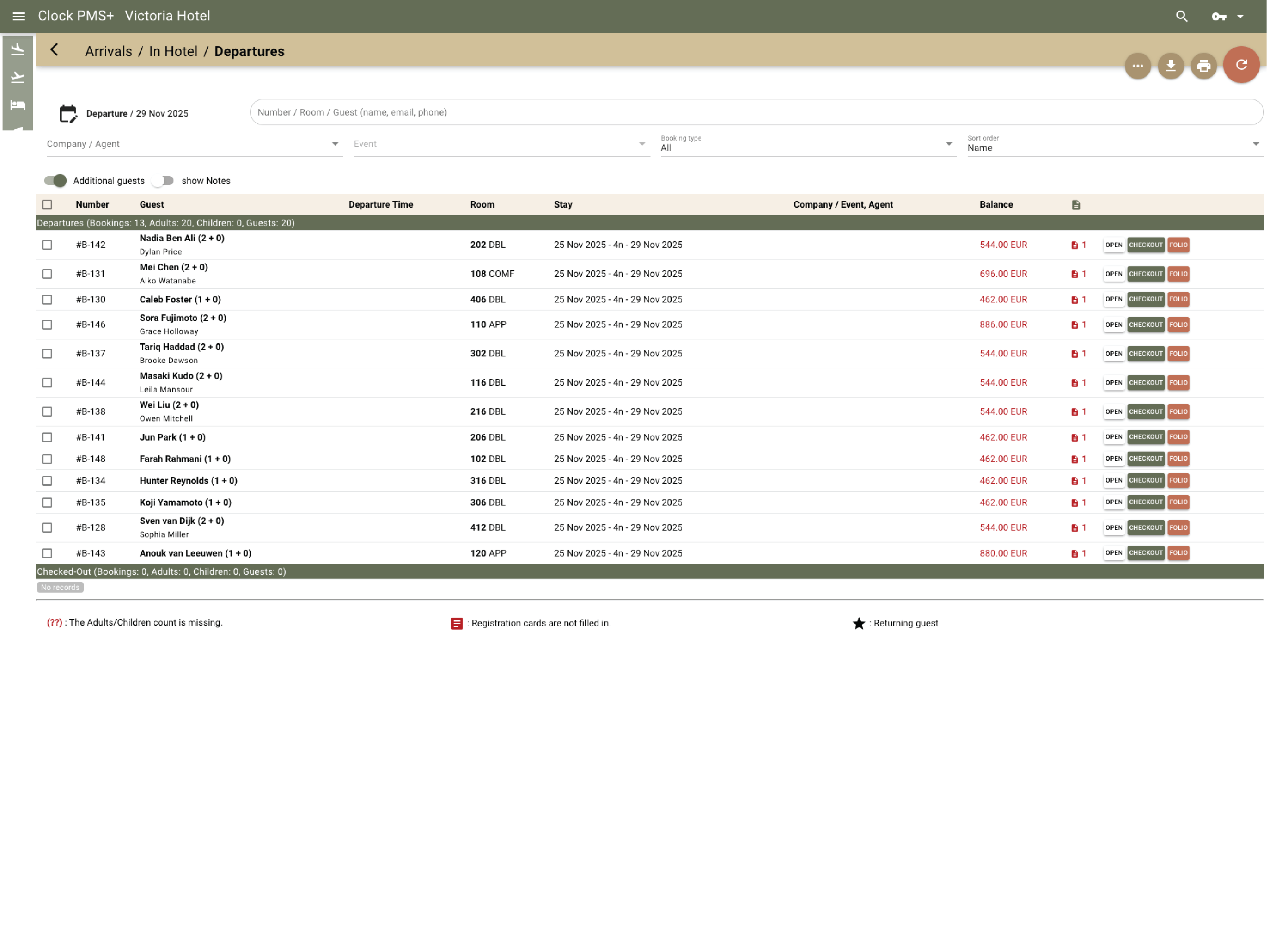 Stay aligned on arrivals and departures 2 of 2