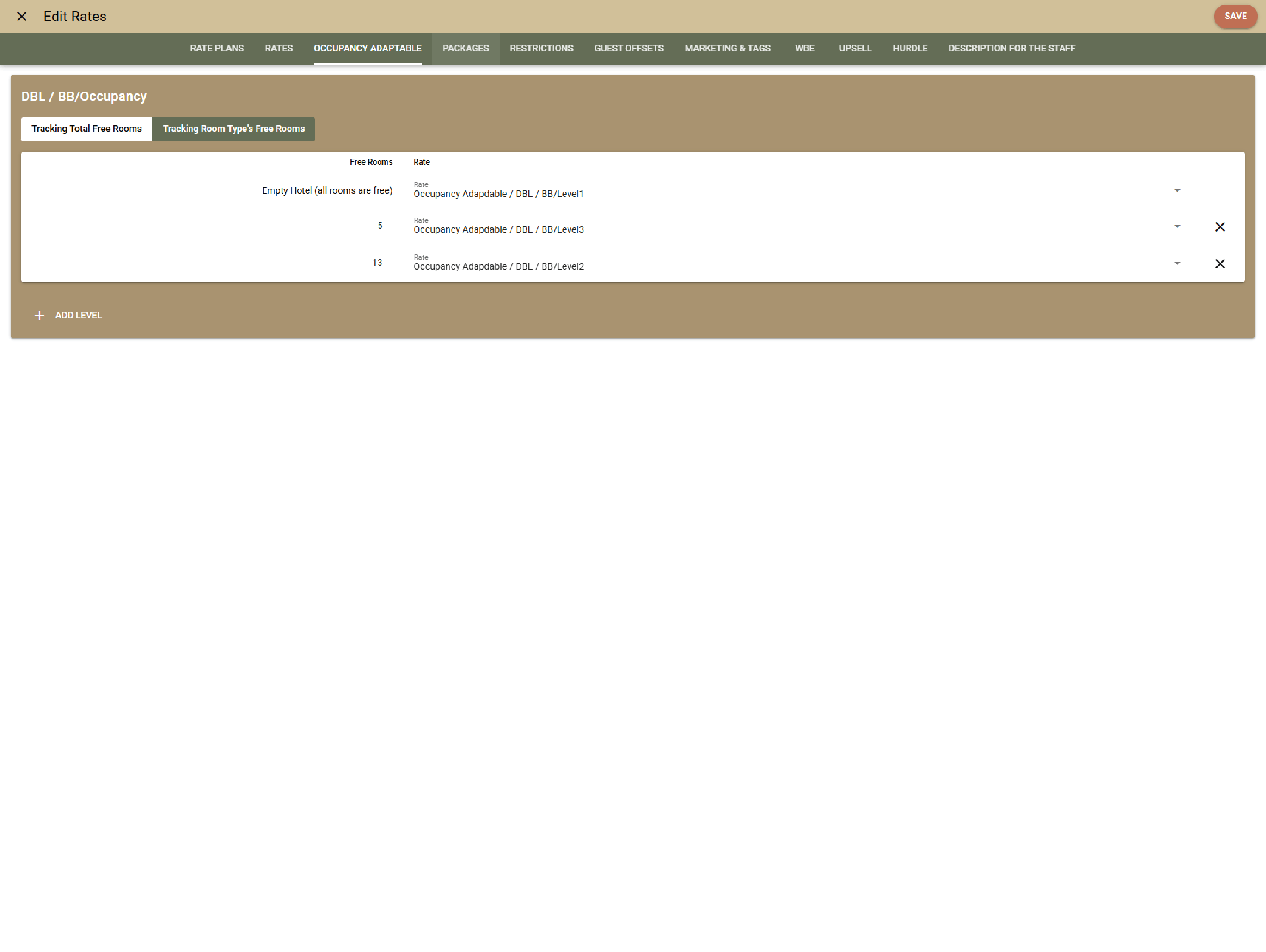 Stay-length and occupancy-based triggers