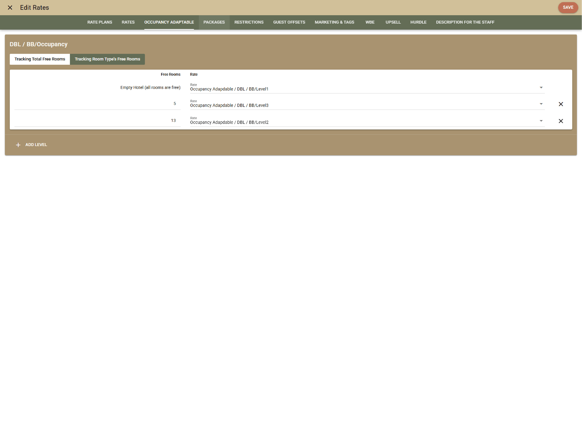 Stay-length and occupancy-based triggers