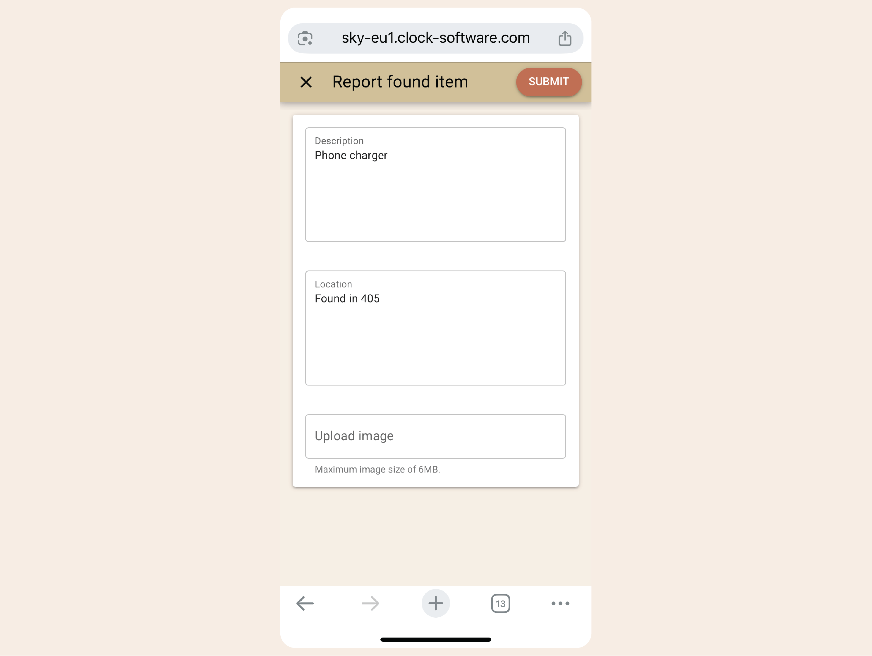 Track lost & found properly 1 of 2