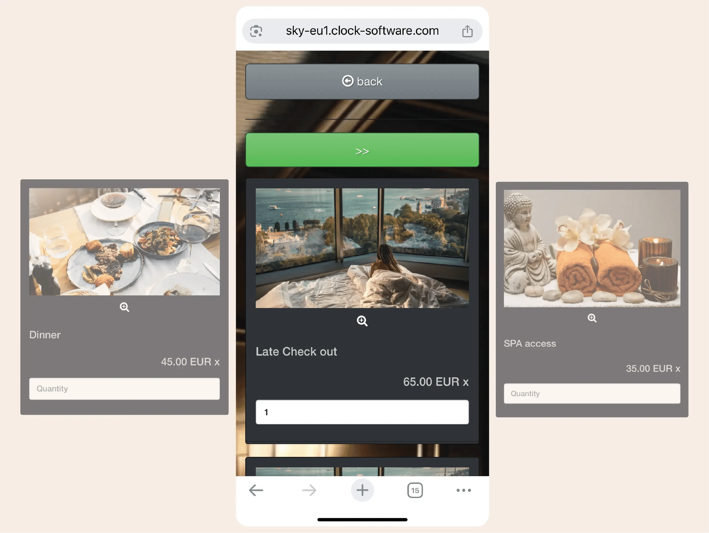 Turn browsing into upselling