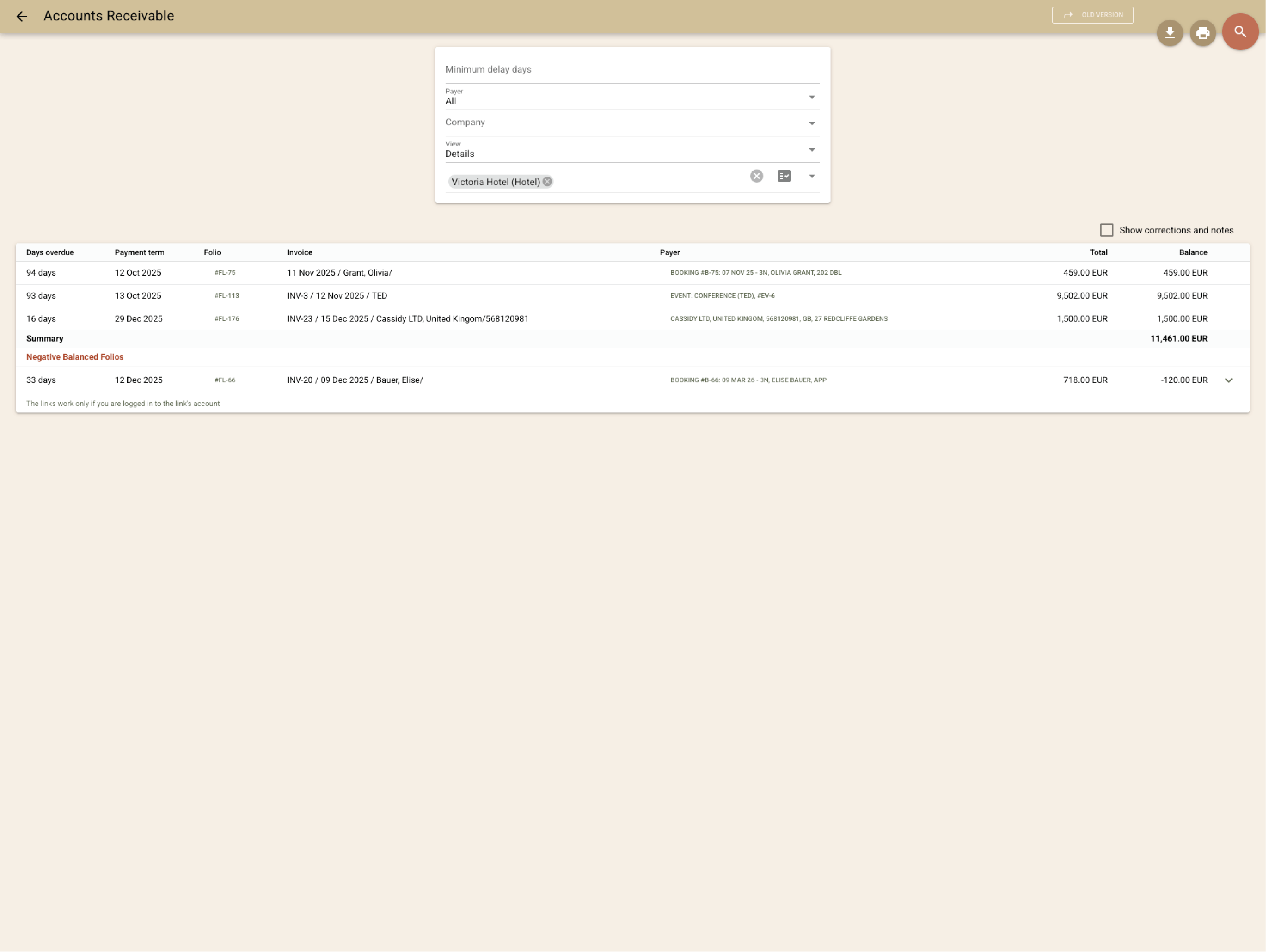 Use reporting that reflects resort operations 3 of 5