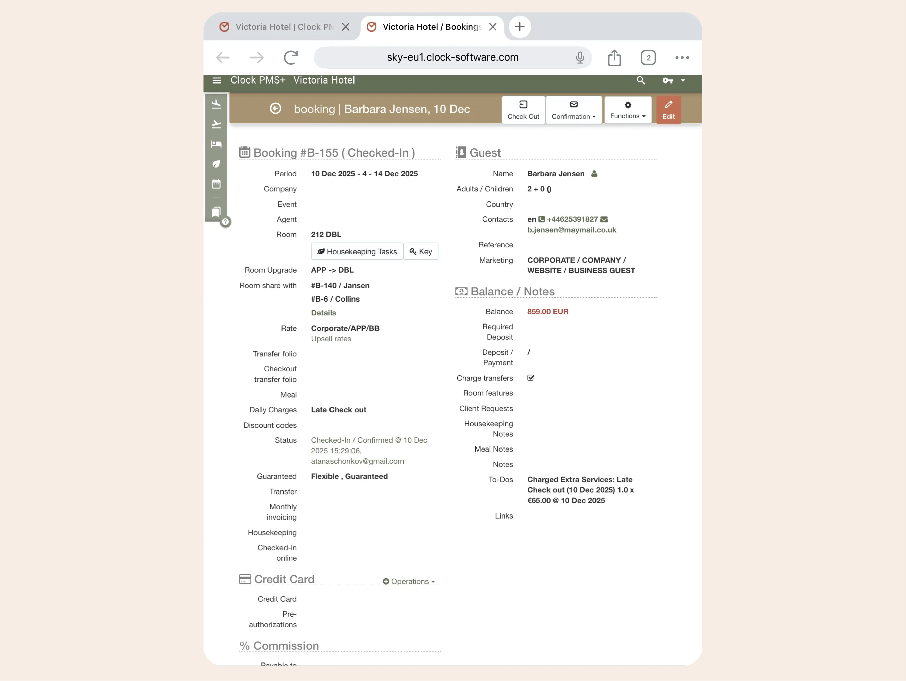 Welcome guests anywhere, not only at the desk 2 of 2