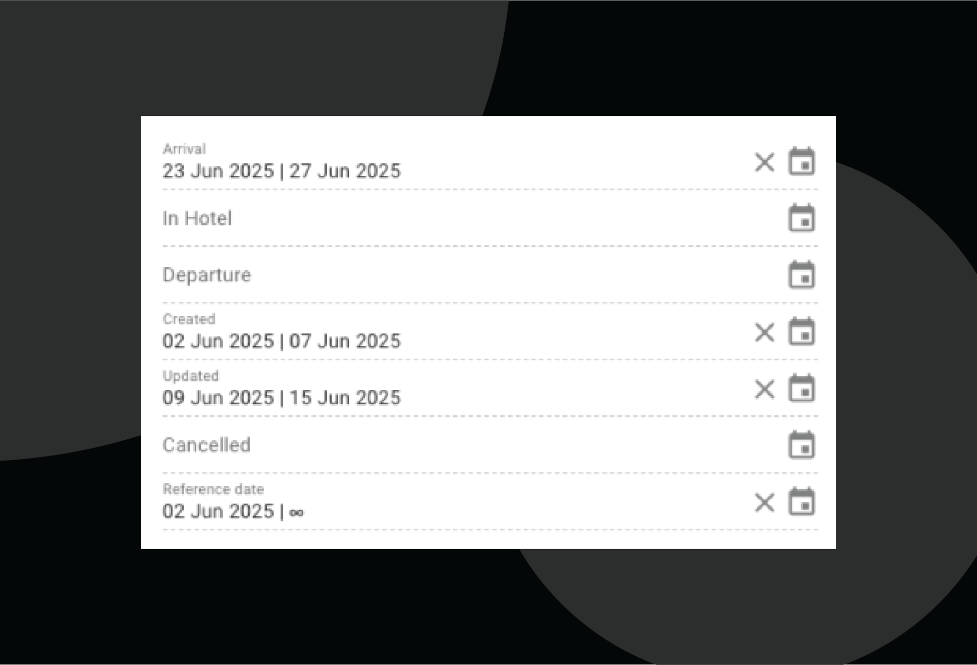 Exploitez les données de réservation selon leur date de création