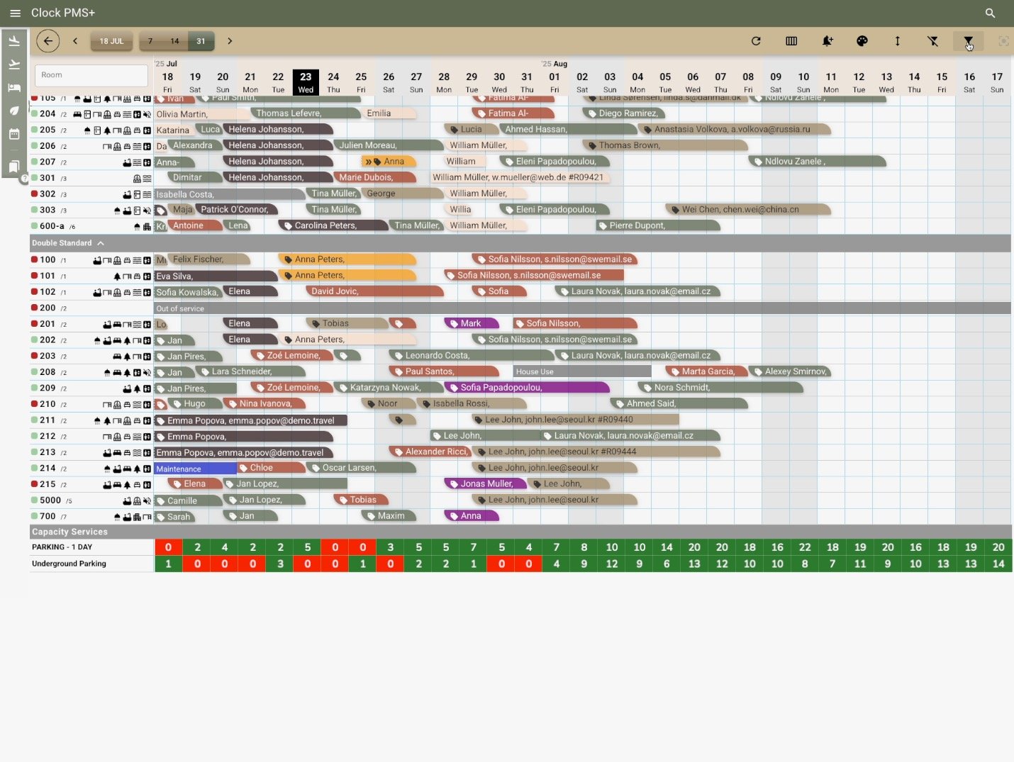 Services et activités simples et à capacité limitée
